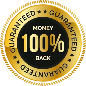 100% money-back guarantee